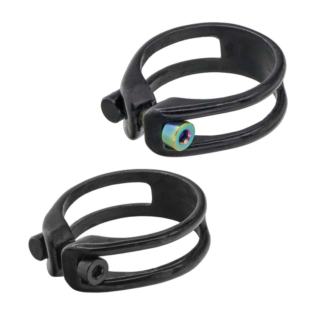 Bicycles Seatpost Seats Post Clamp Tube Clip Seats Tube Lock Carbon Fibers Bikes Seatpost Clamp Mountain Bicycles Part