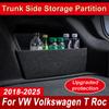 Ricambi Auto Per VW Per Volkswagen T Roc 2018~2024 2025 Divisorio di Stoccaggio per Bagagliaio Scatola di Stoccaggio Multifunzione Divisorio Laterale per Bagagliaio Auto