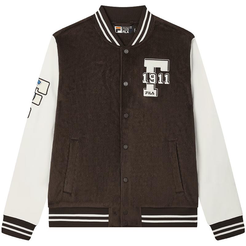 

FILA Men s Casual Knit Baseball Jacket M