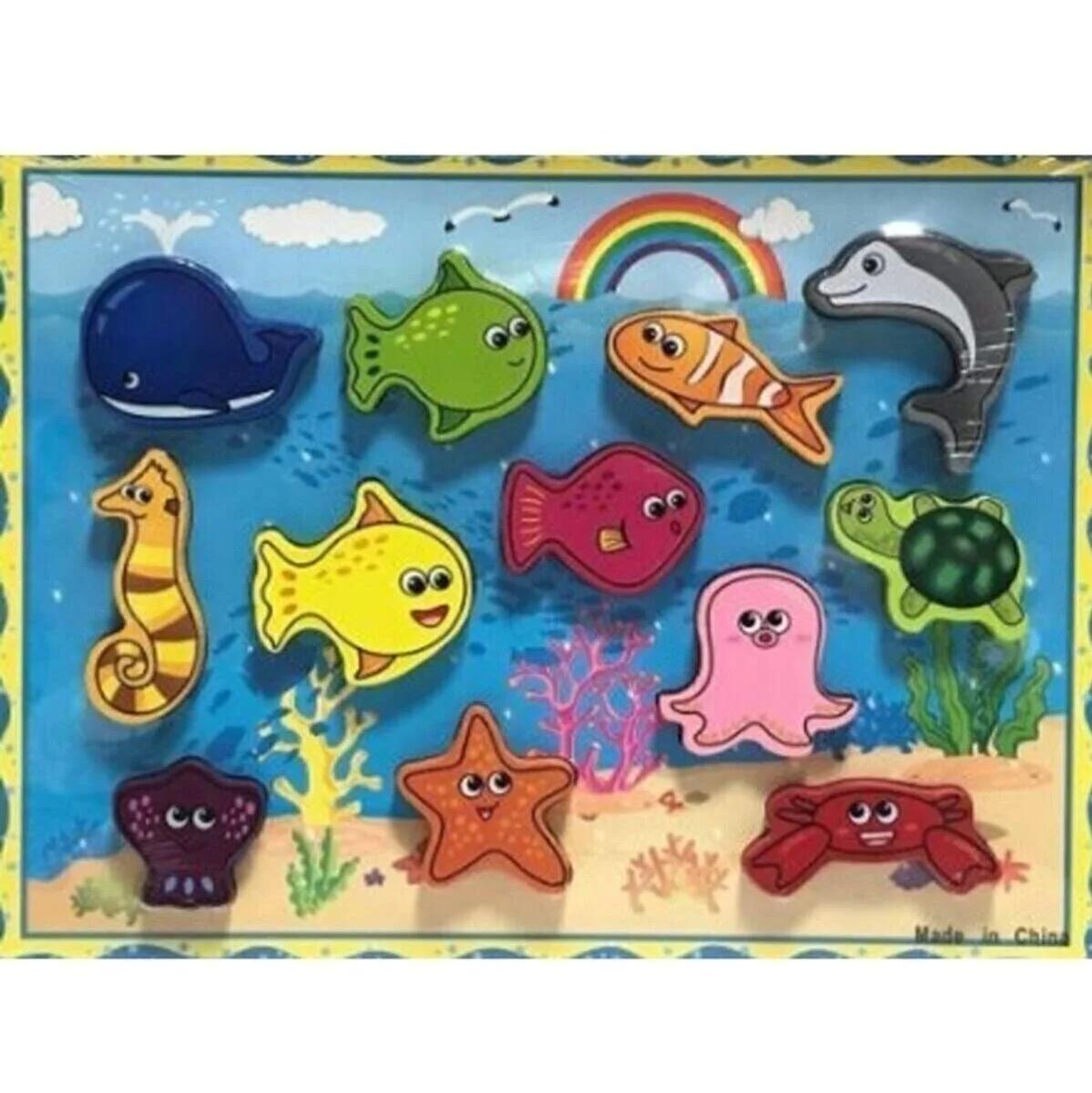 

Деревянная магнитная игрушка для рыбалки