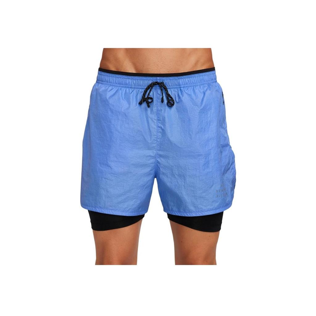 Nike Running Division Repel Logo Print Two-In-One Running Shorts Men Shorts Sky-Blue FB8545-450