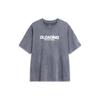 Li Ning Wade Series Letter Print Loose Short Sleeve T-Shirt Unisex Tops Cool-Sand-Black AHST607-1