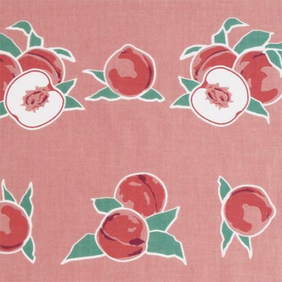 Some No Anbo Tenugui Hand Tokuoka Made In 35cm X 100cm (Japanese Towel) "Peach Fruit" - Hand-dyed, 100% Cotton, Weave, Japan,