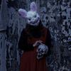 Glow Animal Mask Halloween Horror Bloody Rabbit Bear Decoration Props Simulate Fur Mask Cosplay Costume Party Decoration