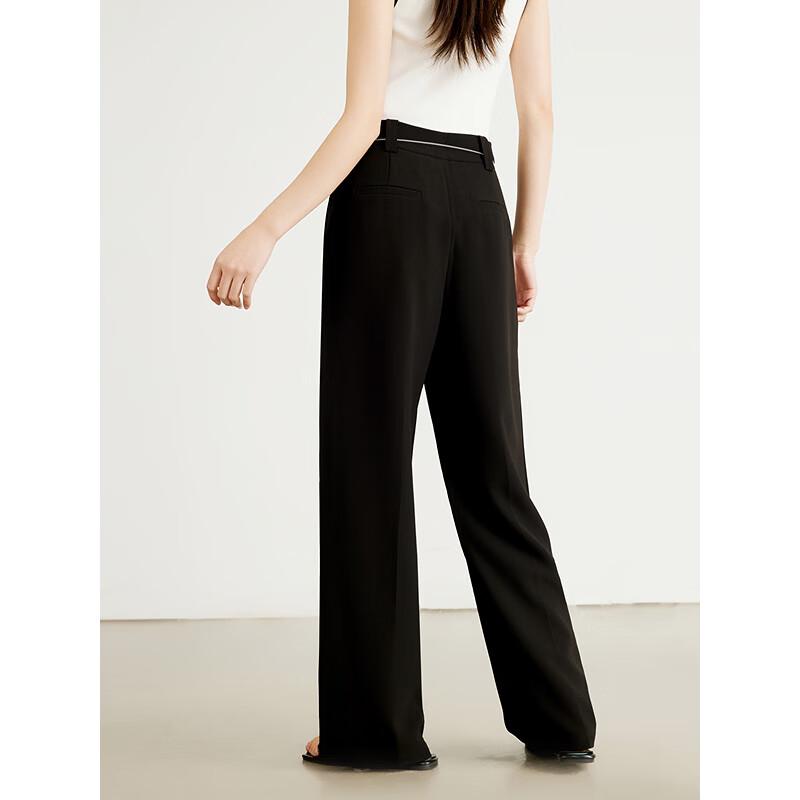 Women's High-Waist Wide-Leg Tie-Waist Pants