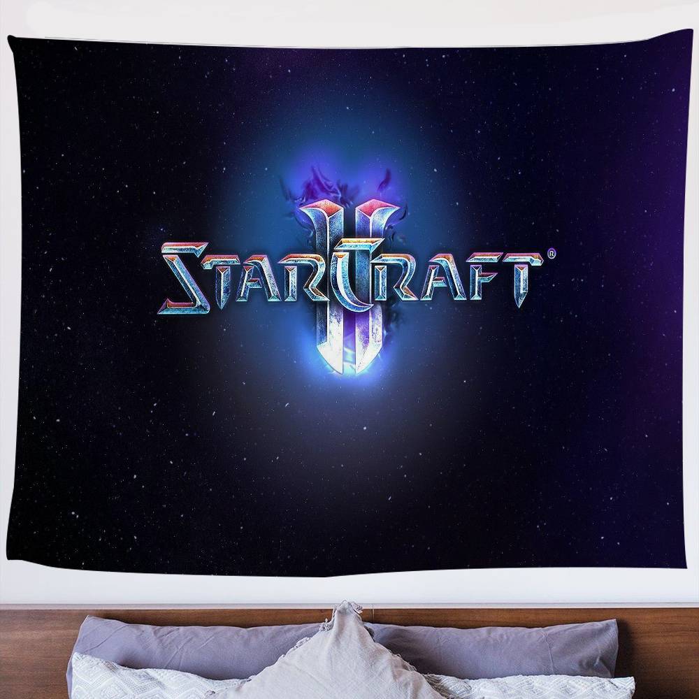 1PC Game SStarCraft 2 Tapestry Art Printing Japanese Wall Tapestry Anime Wall Hanging Home Decor