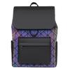 JIANGBOMEI Men's Stylish Business Backpack with Geometric Diamond Design, Large Capacity, Waterproof and Water-Repellent, Durable, Perfect for