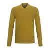 FERRAROMILANO Henley Neck Round Knit Sweater Mustard (Am0Drd30164)