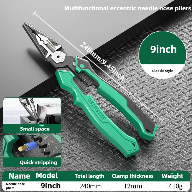 Multifunktionale Diagonalzange, Spitzzange, Universal-Drahtschneider, professionelles Elektriker-Hardware-Werkzeug, Drahtzange