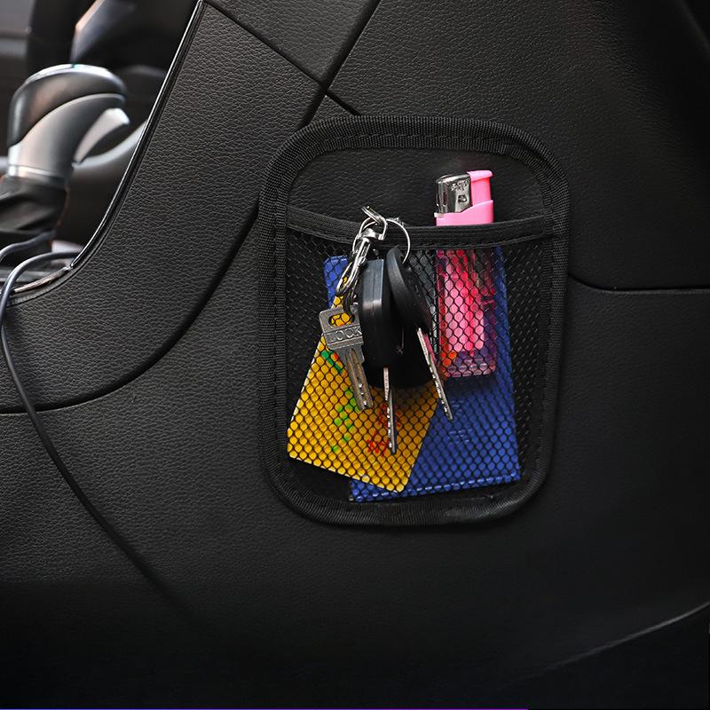 Car Seat Organizer Auto Seat Side Storage Hanging Bag Multi-Pocket Drink Holder Mesh Pocket Car Styling Organizer Phone Holder