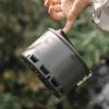 Windproof Outdoor Cooking Pot Heat Exchange Camping Cooking Pot Replacement Light Weight Camping Cookware Easy to Use