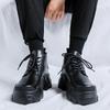 Mecha Derby shoes men's new platform heightening Darth Vader locomotive boots versatile comfortable casual Martin boots 4324-R