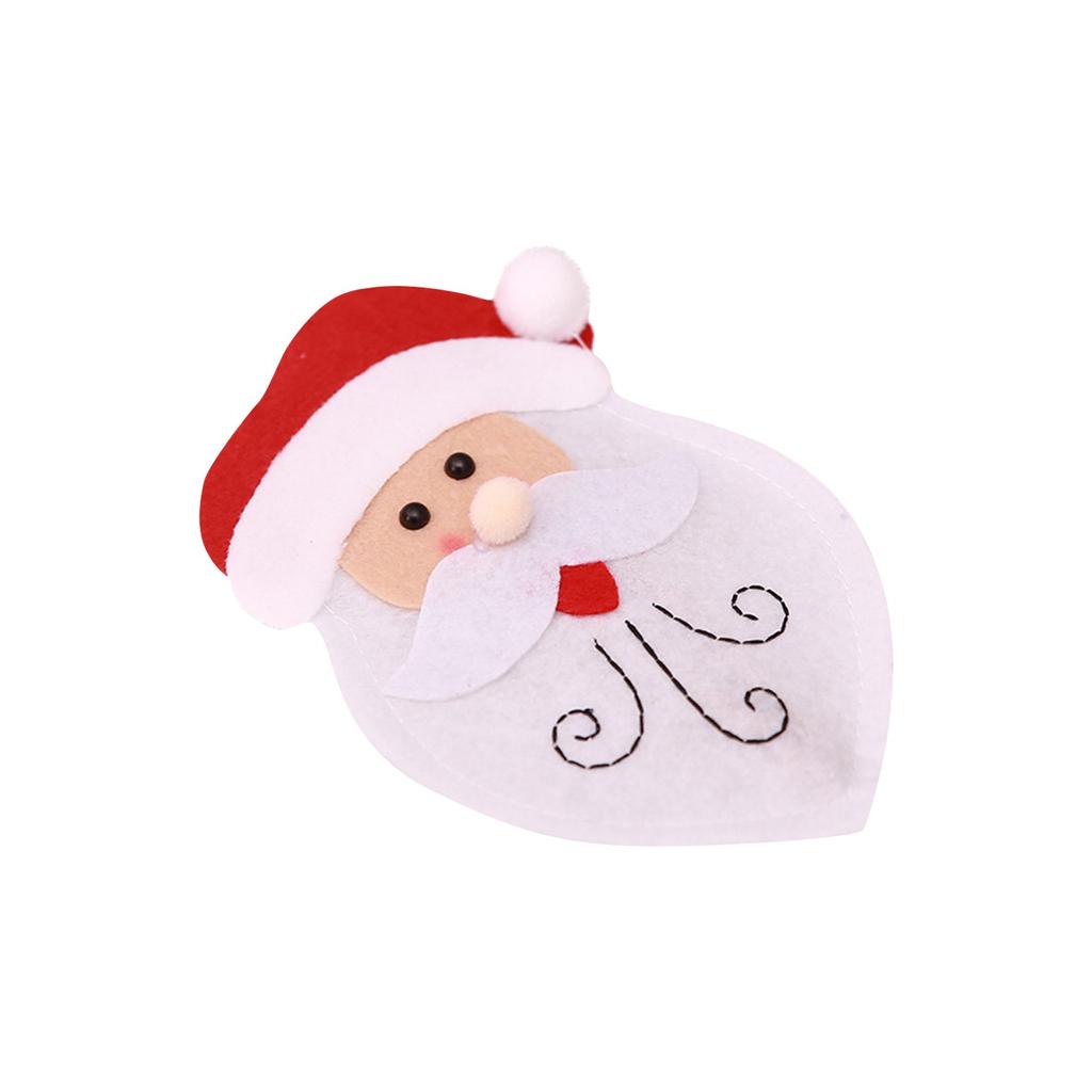 Vánoční Sněhulák Držák na Stolní Nádobí Kapsy na Příbory Sada Tašky na Nůž Lžíci Vidličku