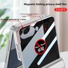 Magnetic Anti-Peeping Screen Film Phone Case for Samsung Galaxy Z Flip 7 6 Flip7 Flip6 ZFlip7 Inclusive Hinge Protective Cover