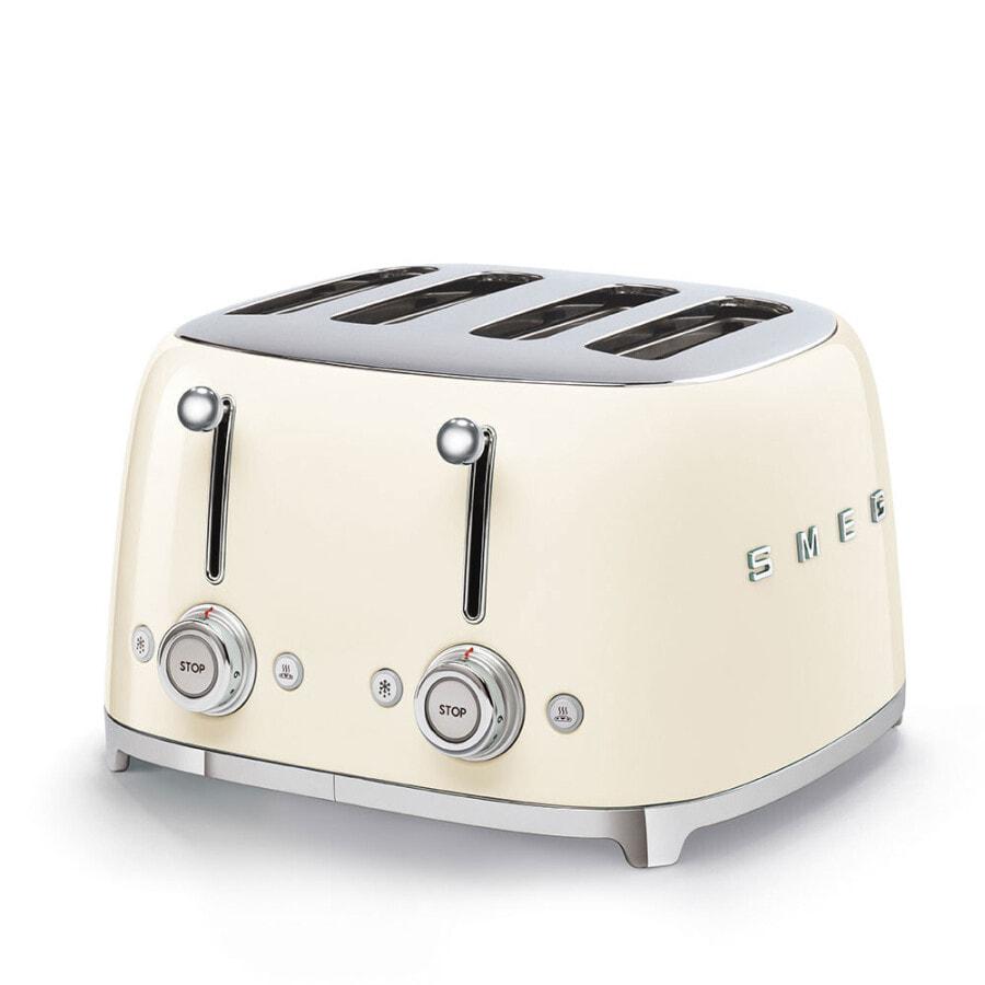 

Тостер SMEG TSF03CREU (Cream) - 4 ломтика - Кремовый - Стальной