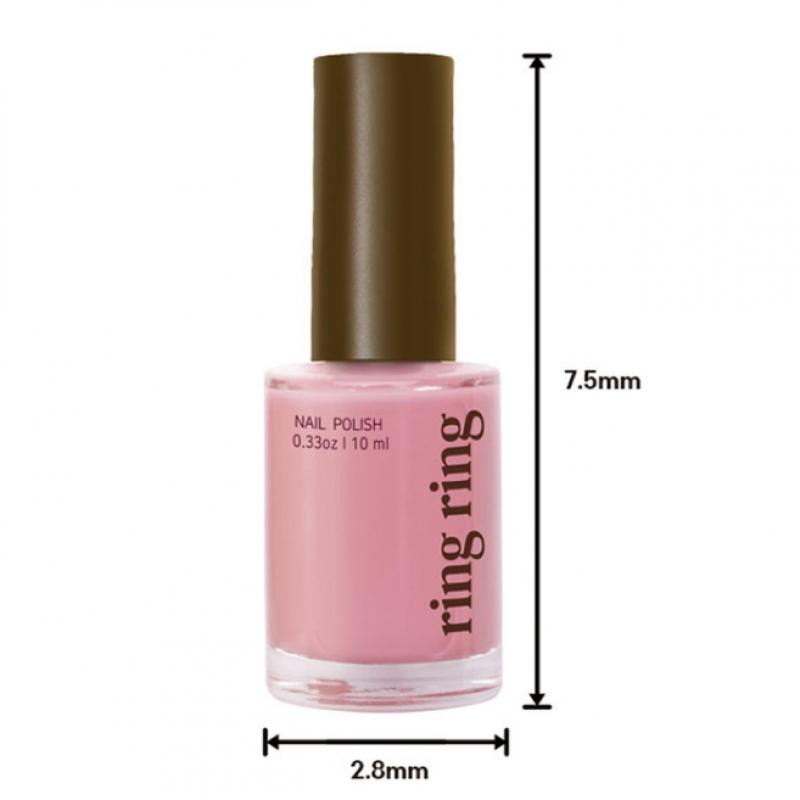 Daiso Ringling Nude Nail 10ml Pink Mully