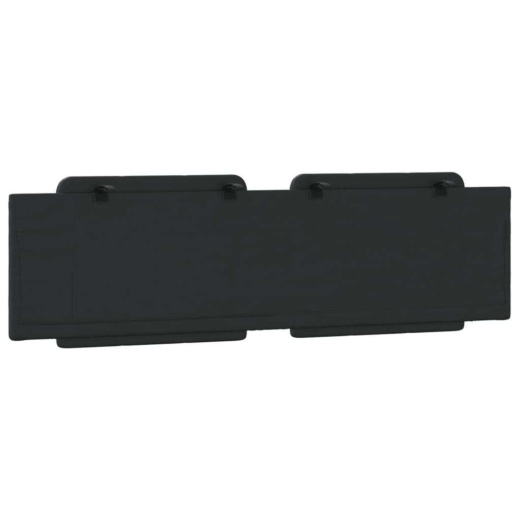 Vidaxl Headboard Cushion, Black, 180 Cm, Faux Leather