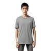 Li-Ning Solid Color Logo Quick-Dry Breathable Elastic Ice Silk Sports Training Short Sleeve T-Shirt Men Tops Starry-Gray ATSS463-3