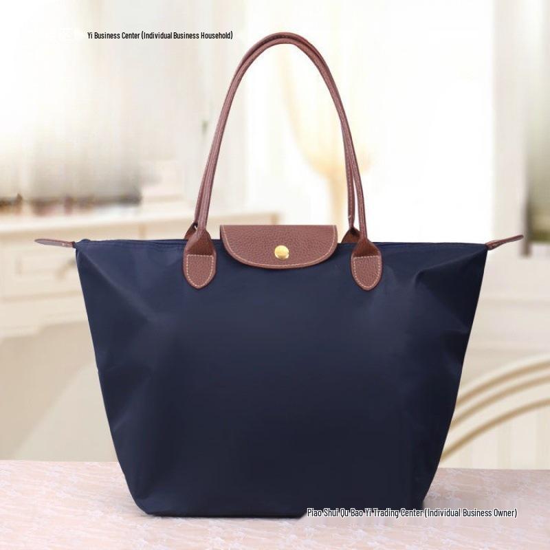 Einteilige Damen-Umhängetasche mit einer Schulter: Knödel-Stil, Faltbare Reise-/Einkaufs-/Mami-Tasche, Kostenloser Versand