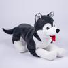 Husky Labrador Toy Dog Animal Stuffed Plush Prone Posture Doll Gifts Children