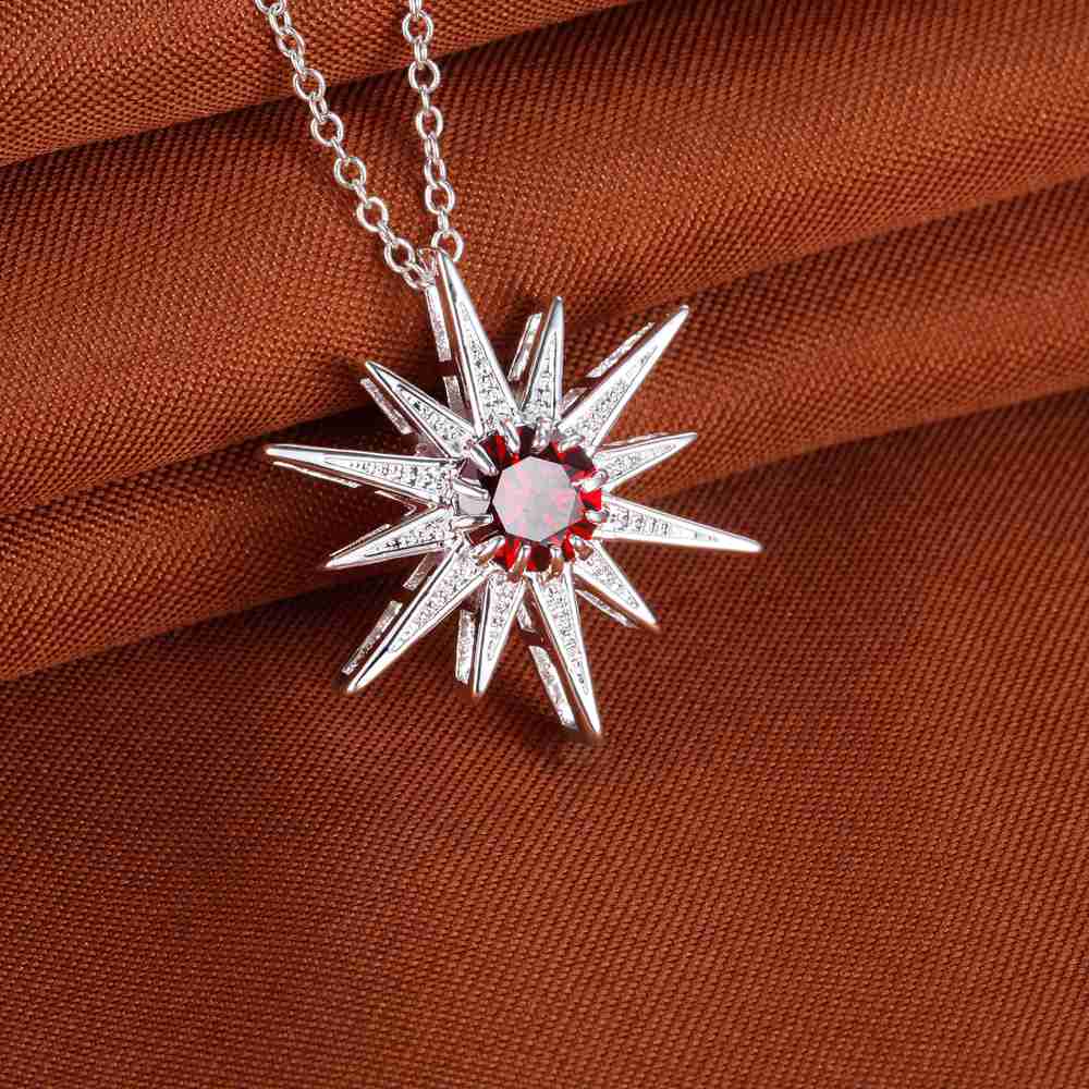 925 Sterling Silver Necklace Pendan Hot AAA Zircon For Women Exquisite Student Girlfriend Jewelry Accessories Wedding Gift