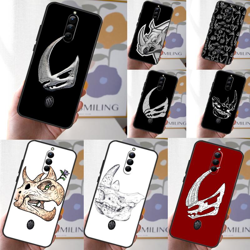 Mudhorn Rhino Skull Case For Nubia Red Magic 10 Pro Plus 6 7 Pro 6S 7S 5G 6R RedMagic 9S 8S 8 9 Pro Plus Cover