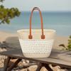 Womens Wide Brim Straw Hat With Breathable Weaving For Sun Protection And Resort Wear