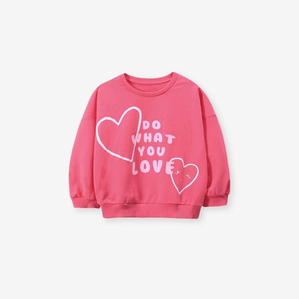 Cute Long Sleeve Cartoon Kids Set - Casual T-Shirt Outfit