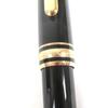 Excellent MONTBLANC fountain pen Meisterstck Pix Cap type Black gold 14K mens Used