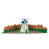 Paper Crafted 3D Greeting Card Foldable 3D Greeting Card Flower Sea Card Floral Greeting Card for Mother's Day