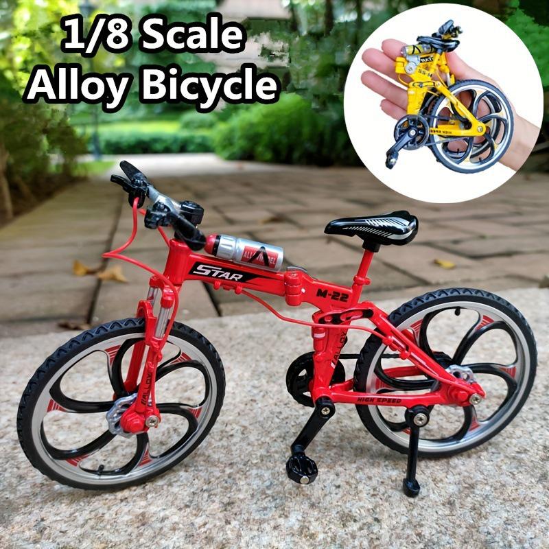 TikTok Alloy Softtail Mountain Bike Model Toy
