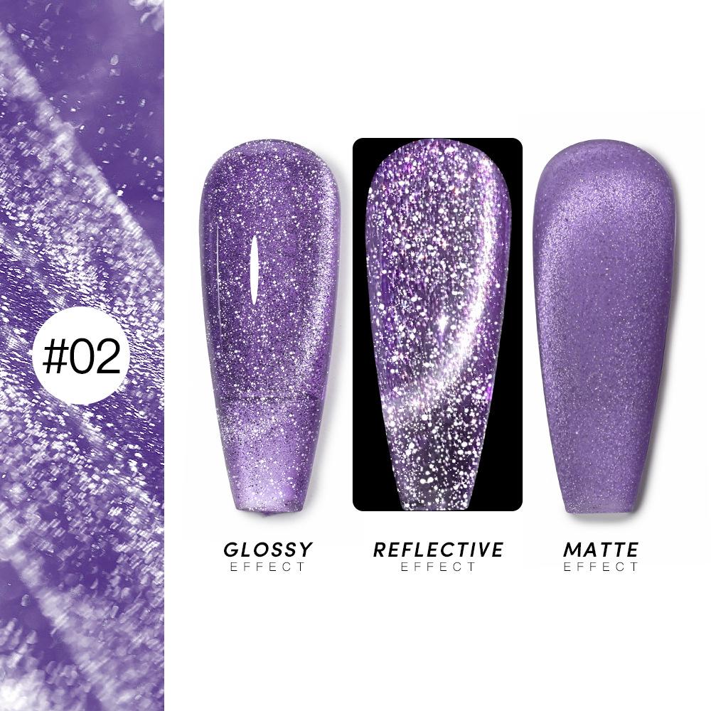 2024 Trendy 36-Color Cat Eye Nail Gel Set - Sparkly UV Gel for Salon Use