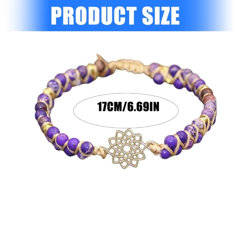 Verstellbares Unisex Armband mit natürlichen Türkisperlen, zweireihig, mit Baum-Anhänger für einen stilvollen Look