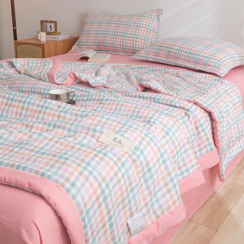 2024 High quality Japanese spring and summer air conditioning quilt single summer quilt summer cooler quilt multicolor