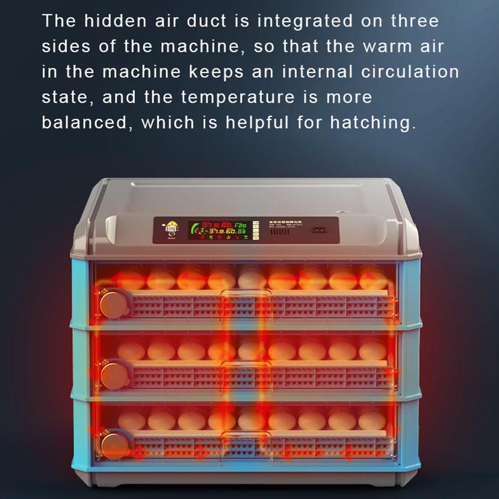 36 Eggs Fully Automatic Digital Egg Hatcher Household Brooder Farm Chicken Bird Incubator Dual-Power Supply Incubator