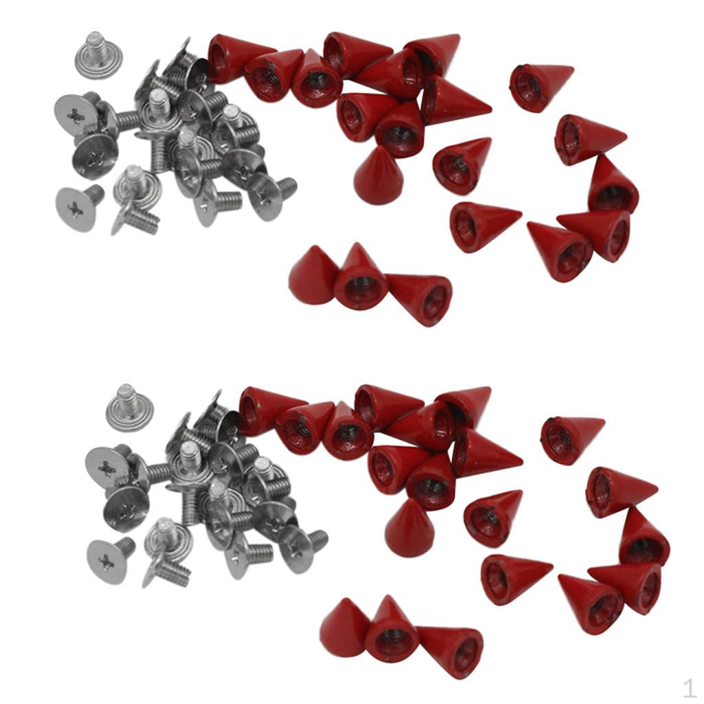 

40x Заклепки для прикручивания Винт Декоративные Кожа Металл