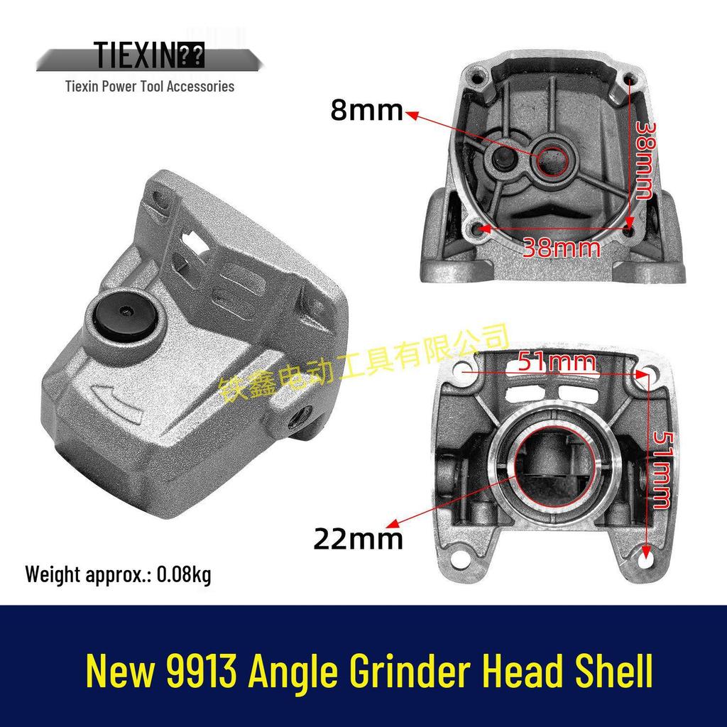 New 9913 Angle Grinder Head Gear Assembly, Pressure Plate & Shaft for 100 Type Polisher.
