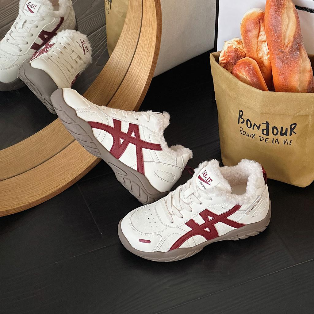 Retro German Training Shoes Women's New Autumn and Winter Heightening Casual and Versatile Forrest Gump Shoes Soft-soled Cotton Warm Sports Shoes