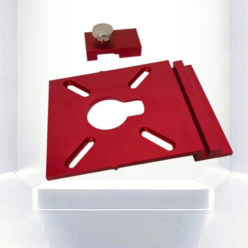 Woodworking Aluminum Router Guide Rail Adapter Limit Block For Cutting With Rail Stop Woodworking Power Tool Accessories