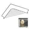 Triangle Sink Corner Rack Punch-free Anti-rust Sponge Drying Rack Hollowed Space Saving Sink Drain Shelf Kitchen Tool