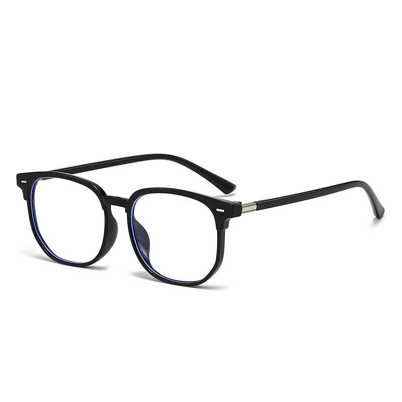 

Черные компьютерные очки в оправе для женщин и мужчин, анти-синий свет, квадратные прямоугольные очки, блокирующие очки, оптические очки для очков MULTI
