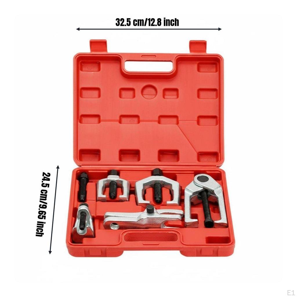 5 Pieces Spherical Joint Separator Kit Sturdy Duty Tie Rod End Puller Rust