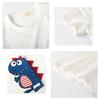 Baby summer cute dinosaur pattern bottoms set cotton comfort clothes [Yilaku] cut-and-sew T-shirt + cut-and-sew 2-piece 100%