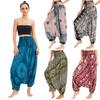 Pantaloni Boem Femei Pantalones Mujer Hippie Talie Înaltă Viscoză Harem Largi Boho Yoga Plajă Calca Imprimat