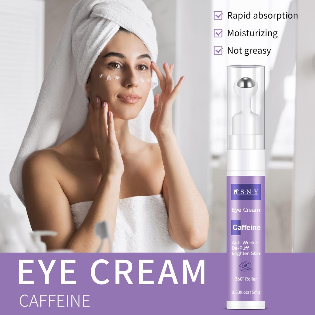 Rollerball Eye Hydration Essence Nourishing Massage 15ml Eye Cream Moisturize and Brighten Skin Tone Revitalize and Nourish Hydrate