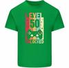 50th Birthday T-Shirt 1975 Mens Funny LEVEL UNLOCKED 50 Year Old Gaming Tee Tops Graphic T Shirts Men Clothing Cotton Shirts