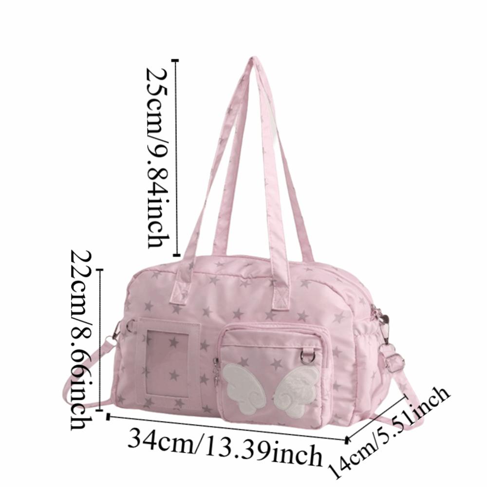 DIY Badge Display Lolita Handbag Sweet Transparent Shoulder Bag  Leisure Activities