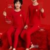 Hongdou Kids Pure Cotton Red Zodiac Thermal Set