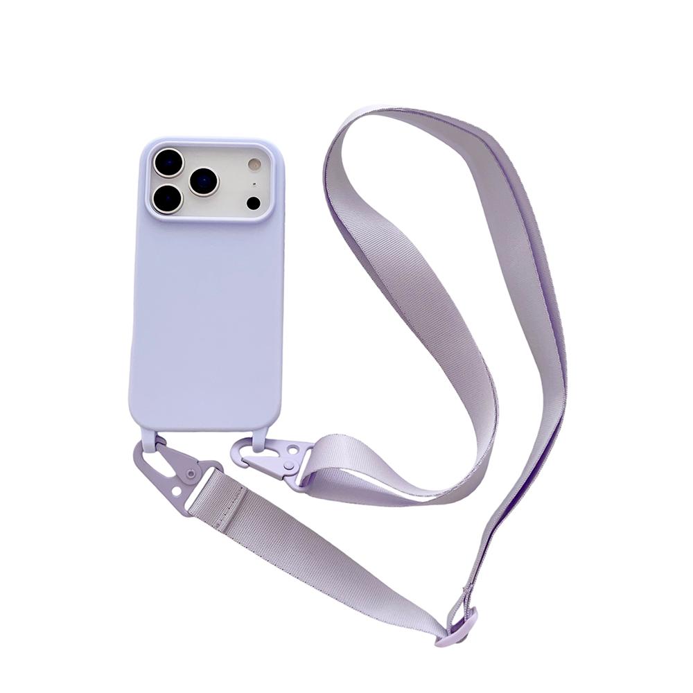 Crossbody Lanyard Silicone Case For iPhone 17 Air 17 16 15 14 13 12 11 Pro Max X XR Max 7 8 Plus Samsung S25 S24 23 Ultra Plus S25 FE A16 A56 A06