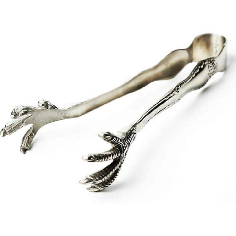 Bar Ice Hockey Special Eagle Claw Shape Ice Tongs Serving Tongs.